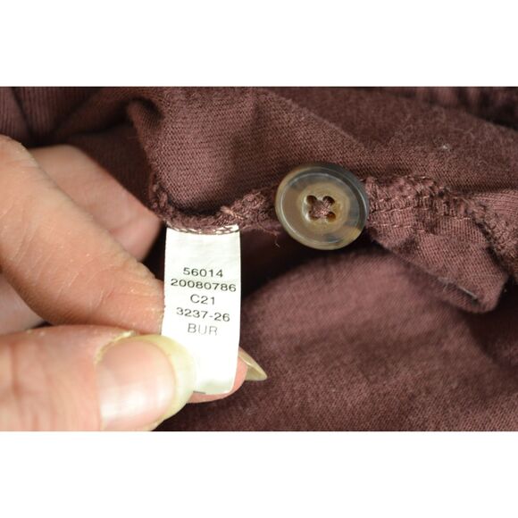 Duluth Trading Co Men's 2XL Relaxed Fit Long Tail Tee Maroon Long Sleeve - Picture 11 of 11